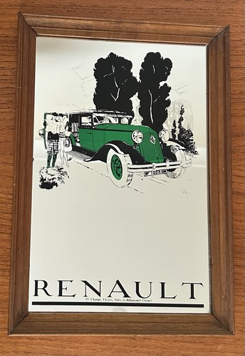 Vintage renault mirror - renault,
