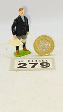 Recast Britains 54mm soccer figure: #255B Football linesman