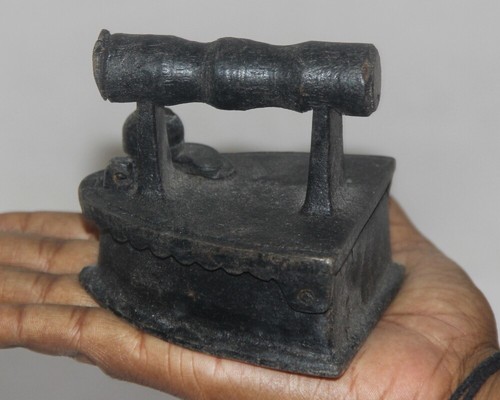 Antique old iron handcrafted - old,