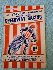 SOUTHAMPTON SPEEDWAY 1962