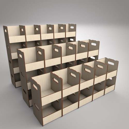 Stackable storage boxes - , van