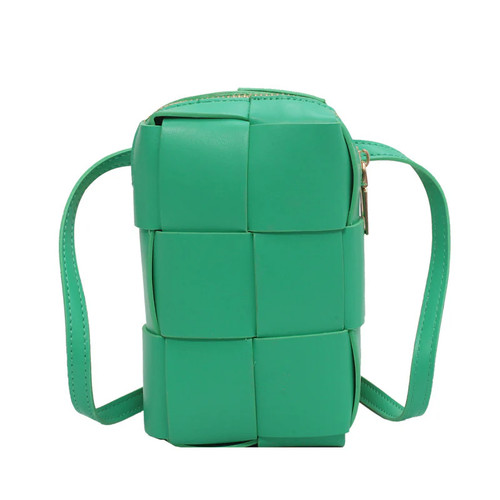 Weave design solid leather - weave,