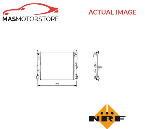 Engine cooling radiator nrf - engine,
