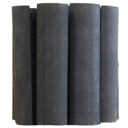 Log edging roll grey - log,