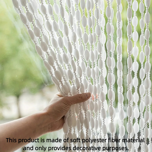 Polyester beaded door curtain - polyester,