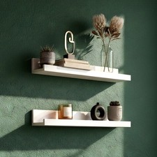 Set of 2 Floating Wall Shelves
