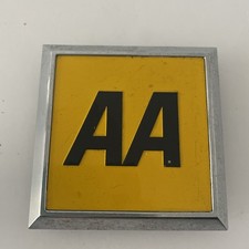 Vintage car badge aa - vintage,