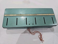 Vintage metal money tin.  Thrift box/ savings tin 1940s-1960s