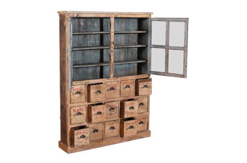 Antique indian teak wood - indian,