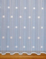 Squares Modern Net Curtains ~