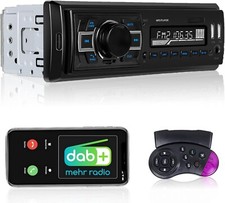 SIXWIN Car Stereo Single DIN Double Bluetooth Hands-free 4 x 60W DAB Audio (P54)