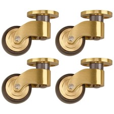 Set of 4 Brass Casters Heavy