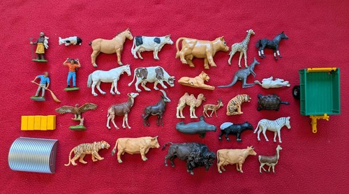 Vintage britains mixed plastic - vintage,