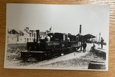 Old Postcard Size Photo Of Barnstaple Town Station.