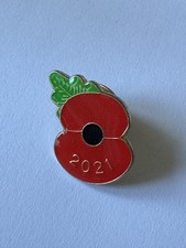 2021 Popp.y Pin Badge  - Enamelled Poppie Pin Badge