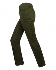 Hoggs of Fife Catrine Ladies Stretch Moleskin Jeans Forest Green  Teflon Coated