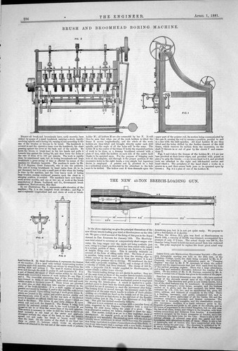 Antique print 1881 brush - print,