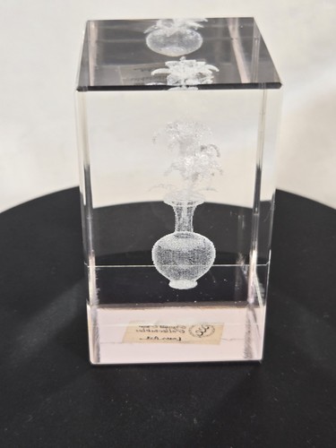 Laser art etched crystal - laser,
