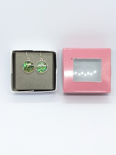 Abalone drop earrings
