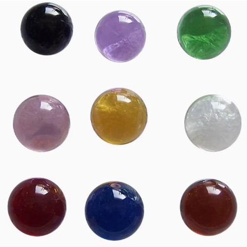 25mm glass marbles transparent - marbles,