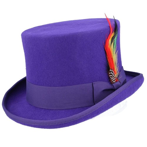 Classic wool top hat - top, men