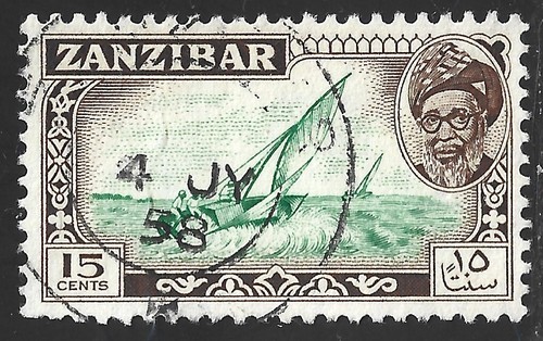 Zanzibar scott 251 sultan - zanzibar,,