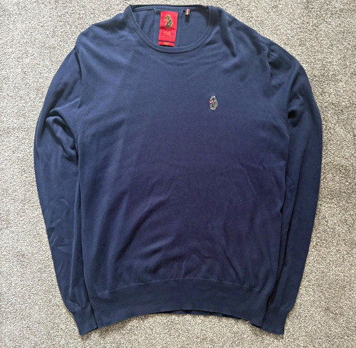 Luke men navy - men's, neck