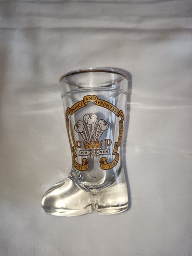 Vintage glass boot - boot, charles