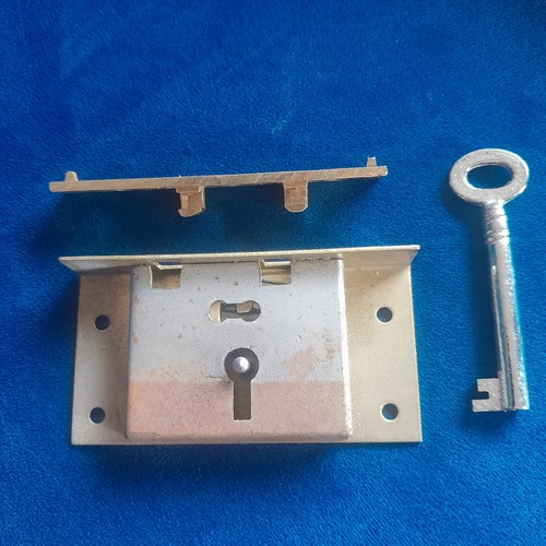 Medium steel brass coffer - steel,