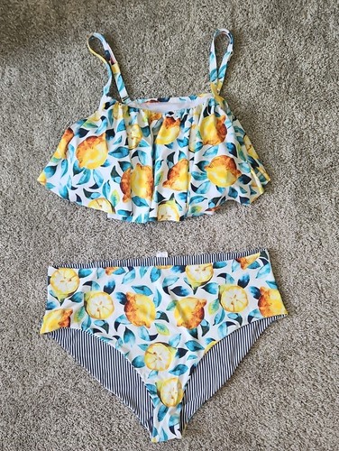 Nwt cupshe yellow lemon - yellow, print