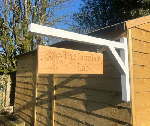 Personalised hanging oak house - personalised,