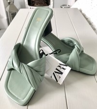 Zara Knotted Leather Mid Block