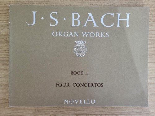 Bach organ works - organ, book
