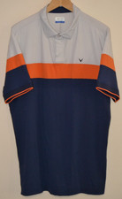 Callaway Mens Multi Coloured Short Sleeve Polo Golf Shirt Size XL