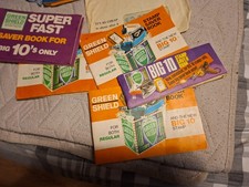 Green Shield Stamp Saver Books for Regular and Big 10 Stamps