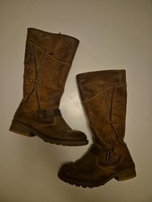 WOMENS RIEKER TEX BOOTS TAN