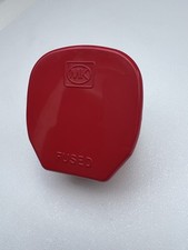 Electrical Fittings 13 Amp 13a MK Red Toughplug  3 Pin Plug