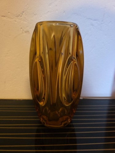 Vintage sklo union amber glass - union,