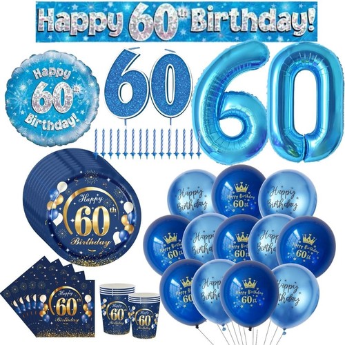Blue 60th birthday gift - blue,