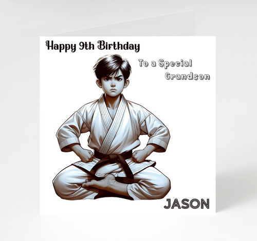 Personalised karate birthday - personalised,