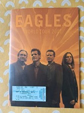 Eagles World Tour 2001 Official Programme & Ticket For 18 June 2001 MEN Arena