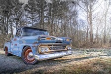 1961 Chevrolet Apache blue |
