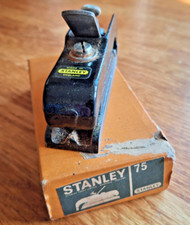 Stanley No. 75 Bullnose Rebate Plane with Original Box – Made in England