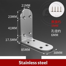 Heavy-duty Stainless Steel Angle L Shape Bracket Corner Brace - Shelf Support