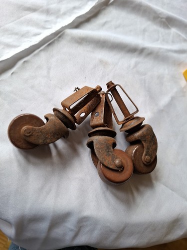 Old vintage steel and brown - 3,