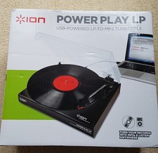 ION Power Play LP - USB Powered LP-To-MP3 Turntable