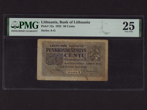 Lithuania 12a 50 centu - lithuania:p-12a,,