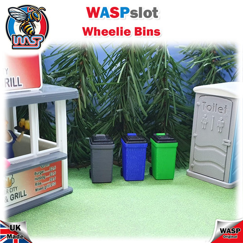 Wheelie bins 32 scale - bins, 1/32