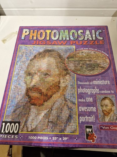 Photomosaic jigsaw puzzle van - jigsaw,