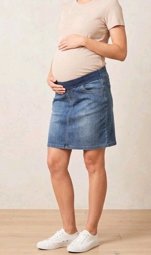 Denim skirt maternity size - maternity,